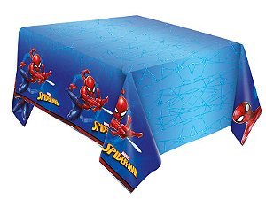Toalha de Mesa 120x220cm Decoração Homem Aranha Festa