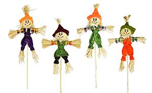 Decoração Festa Junina Espantalho Junino Arraia 27 cm