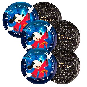 12 uni Pratos Decoração Mickey Fantasia festa aniversário
