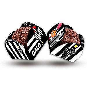 50 Forminhas para doces decoração Atlético Mineiro Festa