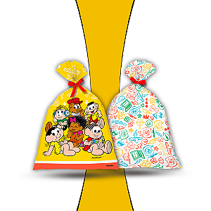8 Sacolas para Lembrancinhas Decoração Turma da Monica Festa
