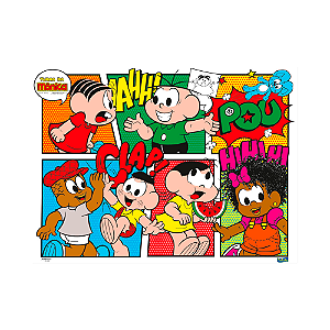 Painel TNT Decoração Turma da Monica festa Aniversário 1,40m