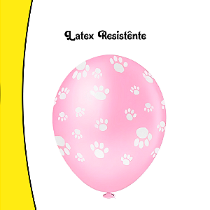 25 Bexigas Balao Festa Patrulha Decoração Patinhas Caninas