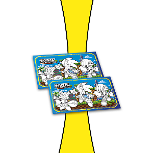 8 Lembrancinhas Para Colorir Festa SONIC Decoração aniversár