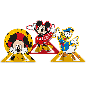 Kit festa Mickey Decoração Aniversário Painel TNT +6 Display