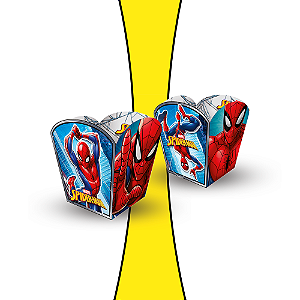 4 Cachepot Decoração Spider Homem Aranha festa aniversário