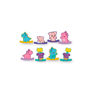 Kit festa Babytube Floresta Decoração Só um bolinho 88 itens