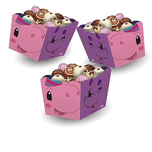 8 Un Cachepot Decoração BabyTube Floresta Festa Aniversário