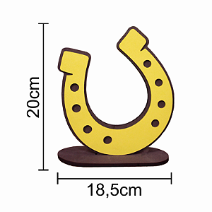 Decoração Display de mesa Ferradura Boiadeira Aniversá festa