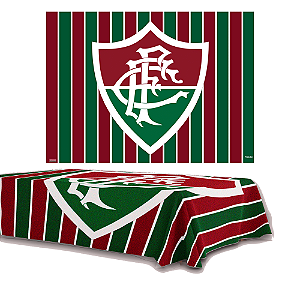 Kit festa Fluminense Decoração Aniversário Painel+Toalha