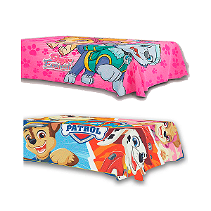 2 Toalha De Mesa Festa Patrulha Canina Decoração Tnt