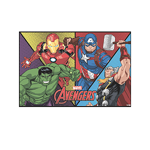 Painel TNT Festa Vingadores Decoração aniversá 103x69cm