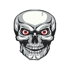 Decoração Halloween Cranio festa aniversário halloween 53x44