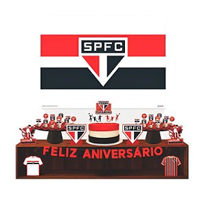 Kit festa São Paulo Decoração Aniversário em EVA 39pçs