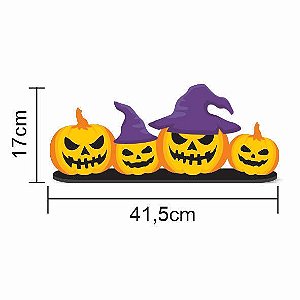 Decoração Halloween Festa Aboboras fica em pé EVA de 41,5cm