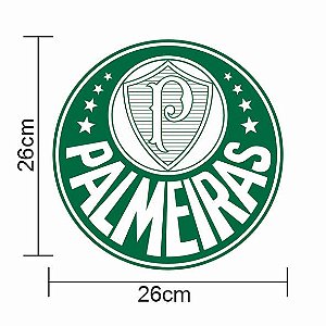 Painel Festa Palmeiras ESCUDO Decoração EVA 3D 26cm