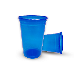 15 Copos Autraliano Festa balada Aniversá 440ML NEON Azul