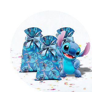 40 Lembrancinhas Sacolas Surpresa Festa Stitch Decoração