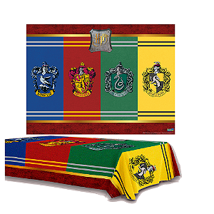 Kit festa Harry Potter Decoração Aniversário Toalha+Painel