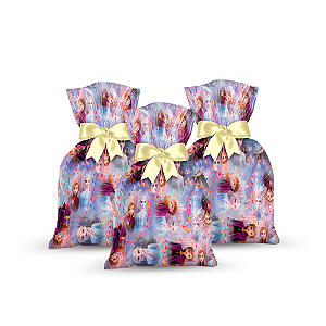 40 Lembrancinhas Sacolas Surpresas Festa Frozen Decoração