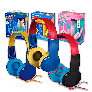 HEADPHONE KIDS GO fone para Crianças Mais resistente