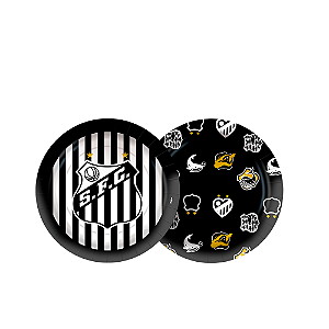 8 Pratos Redondo Festa Santos Decoração Aniverário Eventos 18cm