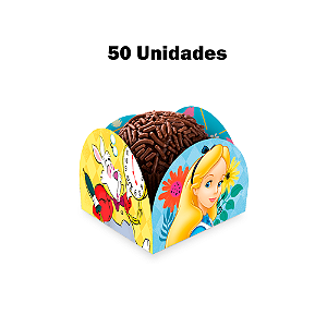 50 Forminhas decoração Alice no Pais das Maravilhas Aniversá