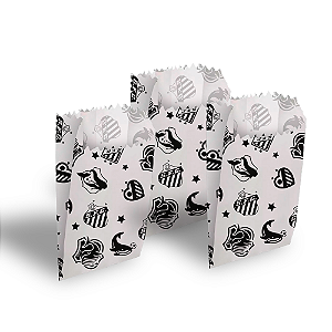 50 Sacos Pipoca Doce Salgado Temático festa Santos Decoração