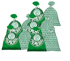 8 Sacolas surpresa Lembrancinhas Palmeiras decoração anivers