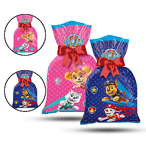 8 Sacolas Lembrancinhas patrulha Canina Herois decoração