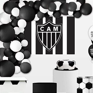 Painel Festa Atlético Mineiro Decoração Aniversário GG 1,03m