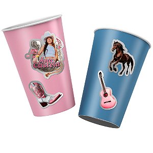 16 Adesivos festa Ana Castela Decoração Boiadeira Aniversári