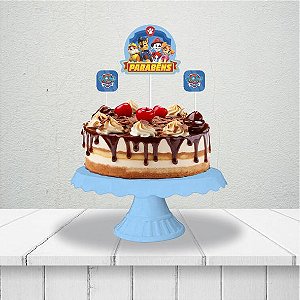 Topo de bolo festa Patrulha Canina Decoração Aniversário EVA