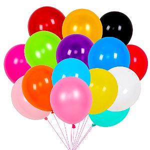 50 Balão bexigas Decoração festa Sortidos aniversário evento
