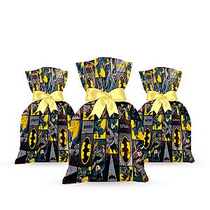 40 Sacolas Lembrancinhas Festa Batman Decoração aniversário