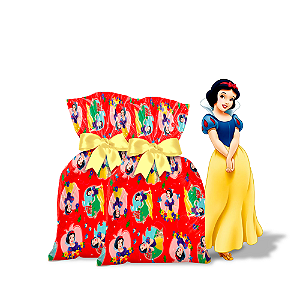 40 Sacolas Lembrancinhas Festa Branca de Neve Decoração Aniv