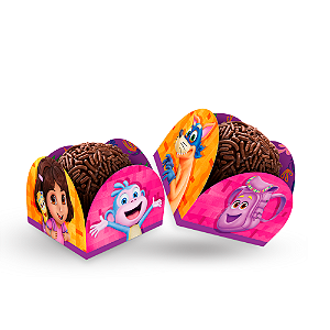 50 Forminhas para doces Festa Dora Aventureira Decoração