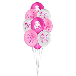 25 Bexigas Balão Festa Emilly Vick Decoração Aniversario n9"
