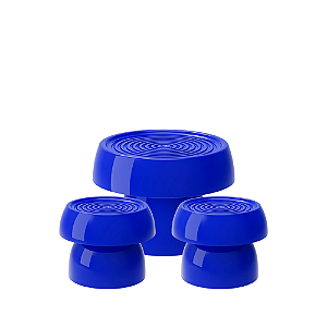 Kit com Boleira 17cm cogumelo+2 Mini Boleiras Alegra 14CM AZ