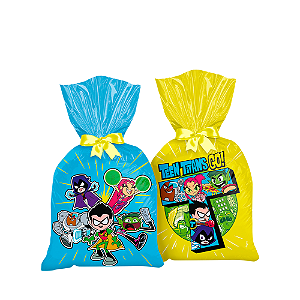 8 Sacola Lembrancinha Decoração Jovens Titas Go 14x25cm