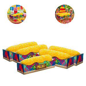 25 Caixa De Milho Festa Junina Tradicional Decoração Julina