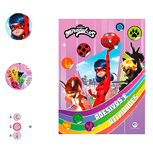 Livro para colorir Ladybug Adesivos +Passa tempo divertido