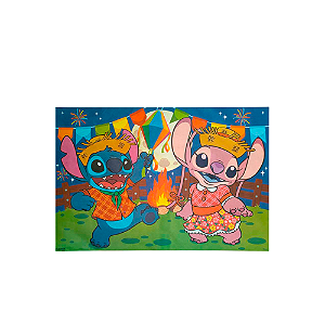 Painel TNT Festa Junina Stitch Decoração Arraia Julina 1m