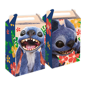8 Caixa Lembrancinha Surpresa Decoração Stitch O Filme Festa
