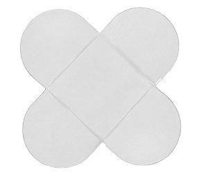 50 Forminhas Decoração Cristal Festa Aniversario