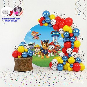 Kit 150 Balões patrulha Canina Bexiga Festas Aniversários