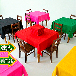 Kit 10 Toalha mesa GRANDE 2m TNT Festa Aniversário Eventos