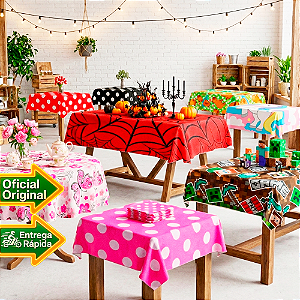 Toalha Mesa TNT Decoração aniversário Temática festa 1,40m