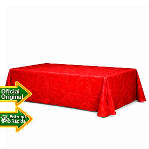Toalha Mesa Festa Premium Decoração eventos Vermelho 1,40m