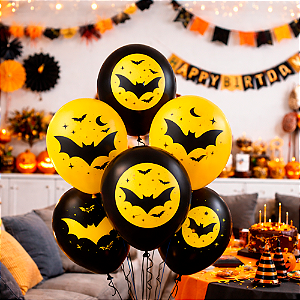 25 Bexigas balão n11 Decoração Morcego festa Aniversário bat